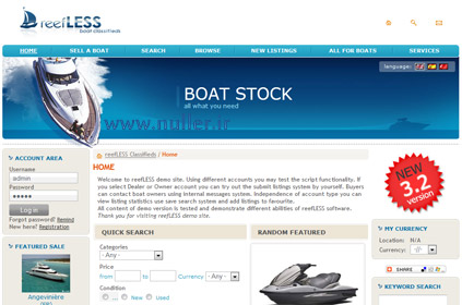 Flynax Boats Classifieds