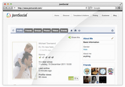 JomSocial social network